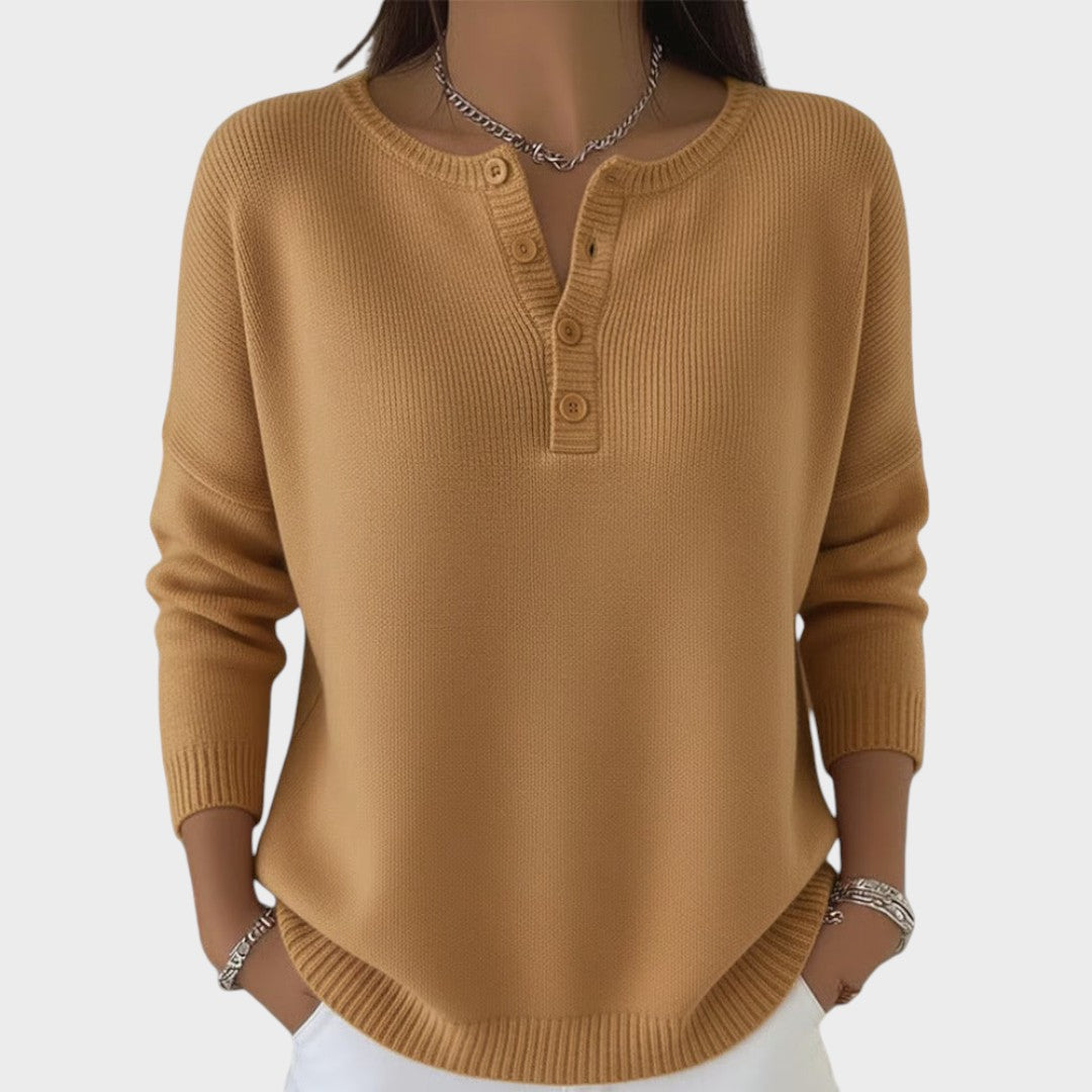 Camélia | Suéter de Punto con Botones
