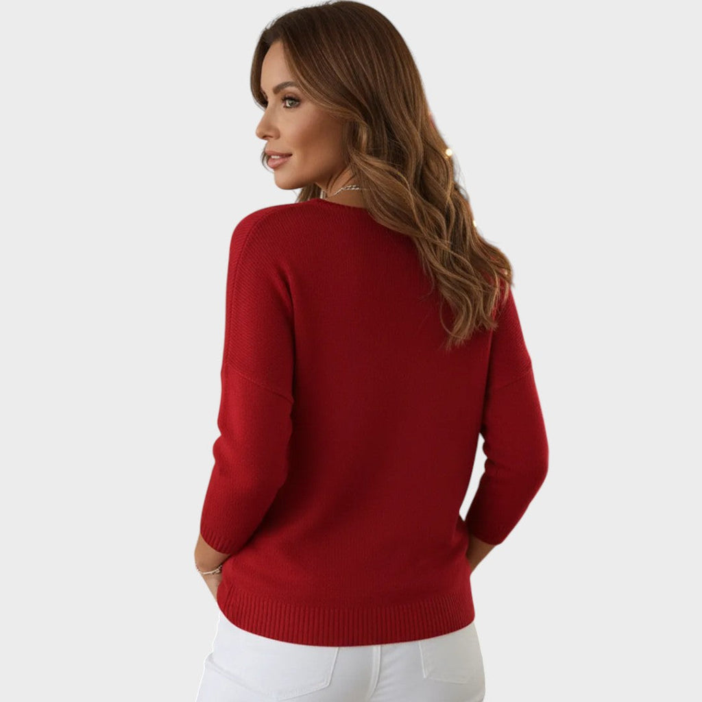 Camélia | Suéter de Punto con Botones