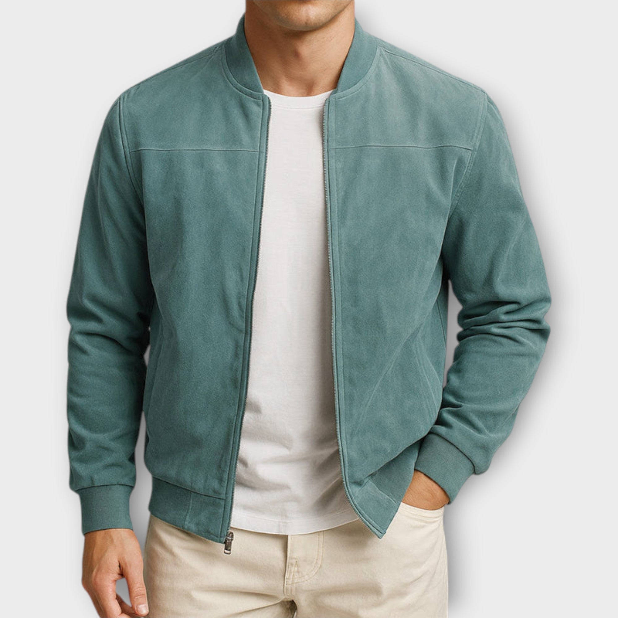 Lorenzo | Chaqueta Bomber de Ante
