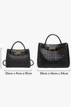 Bolsa Diaria Tejida Índigo