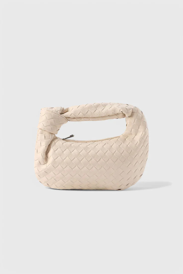 Sage Bolso Satchel Mini Woven