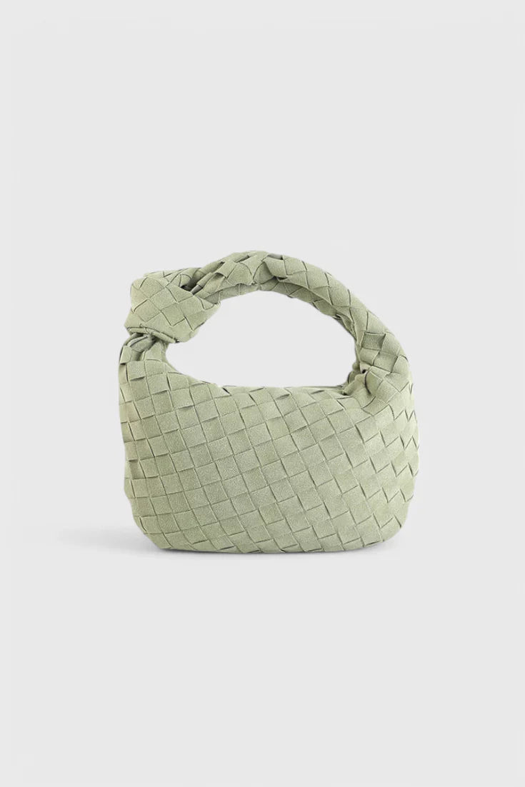 Remi Bolso Mini Woven con Detalle de Nudo