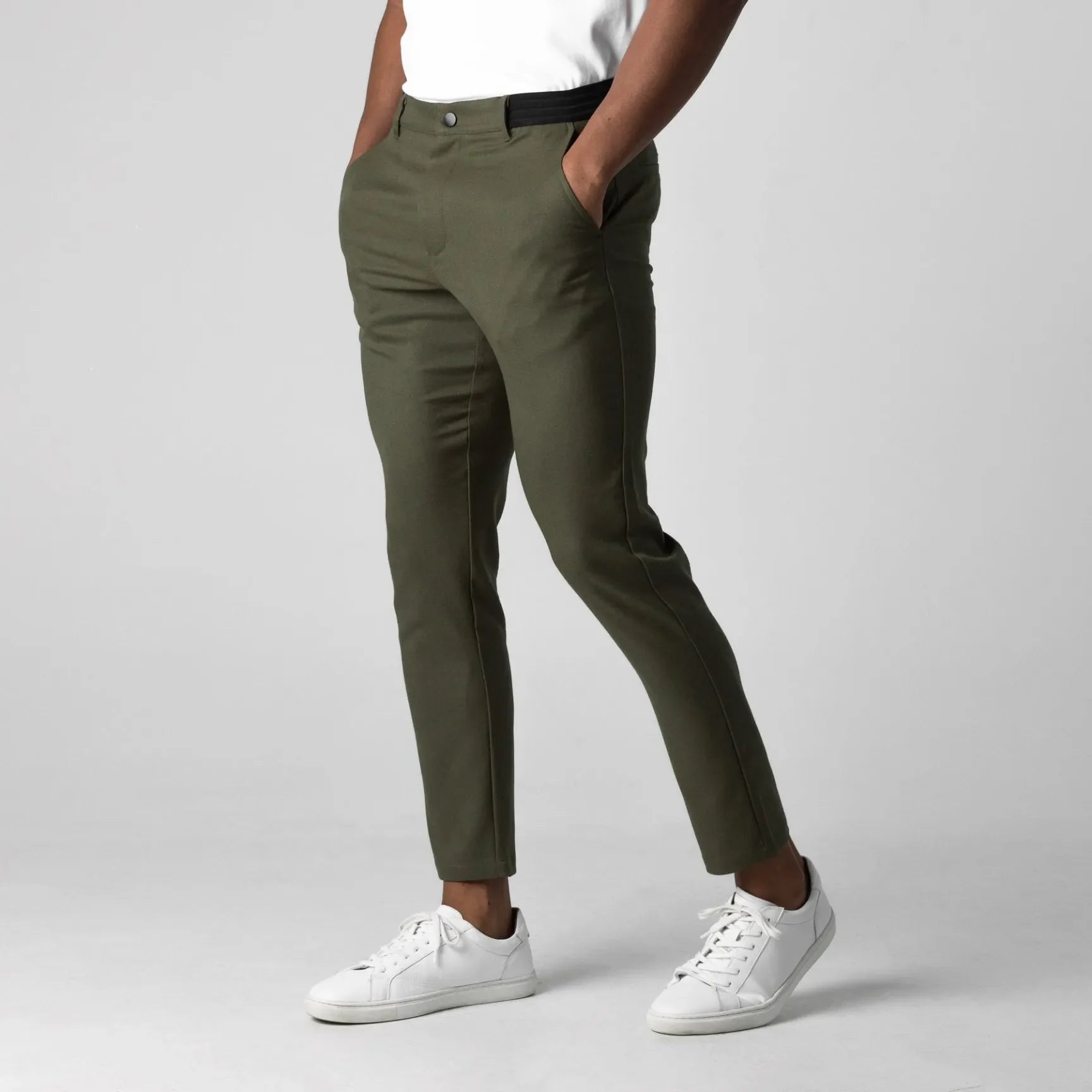Chino Elástico Premium Verde