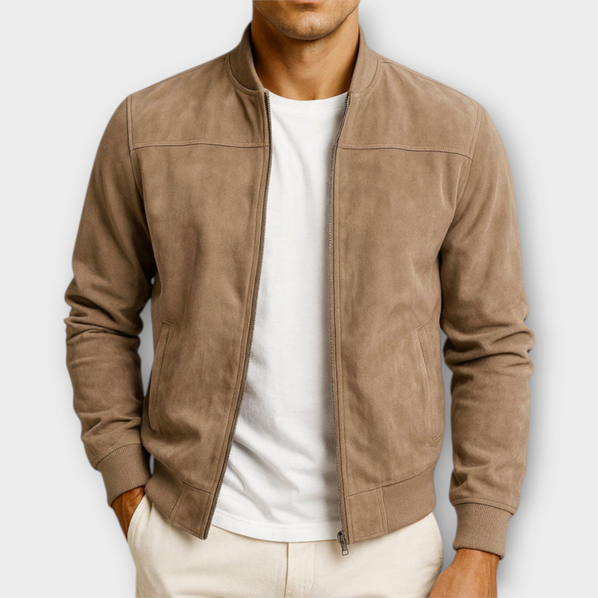 Lorenzo | Chaqueta Bomber de Ante