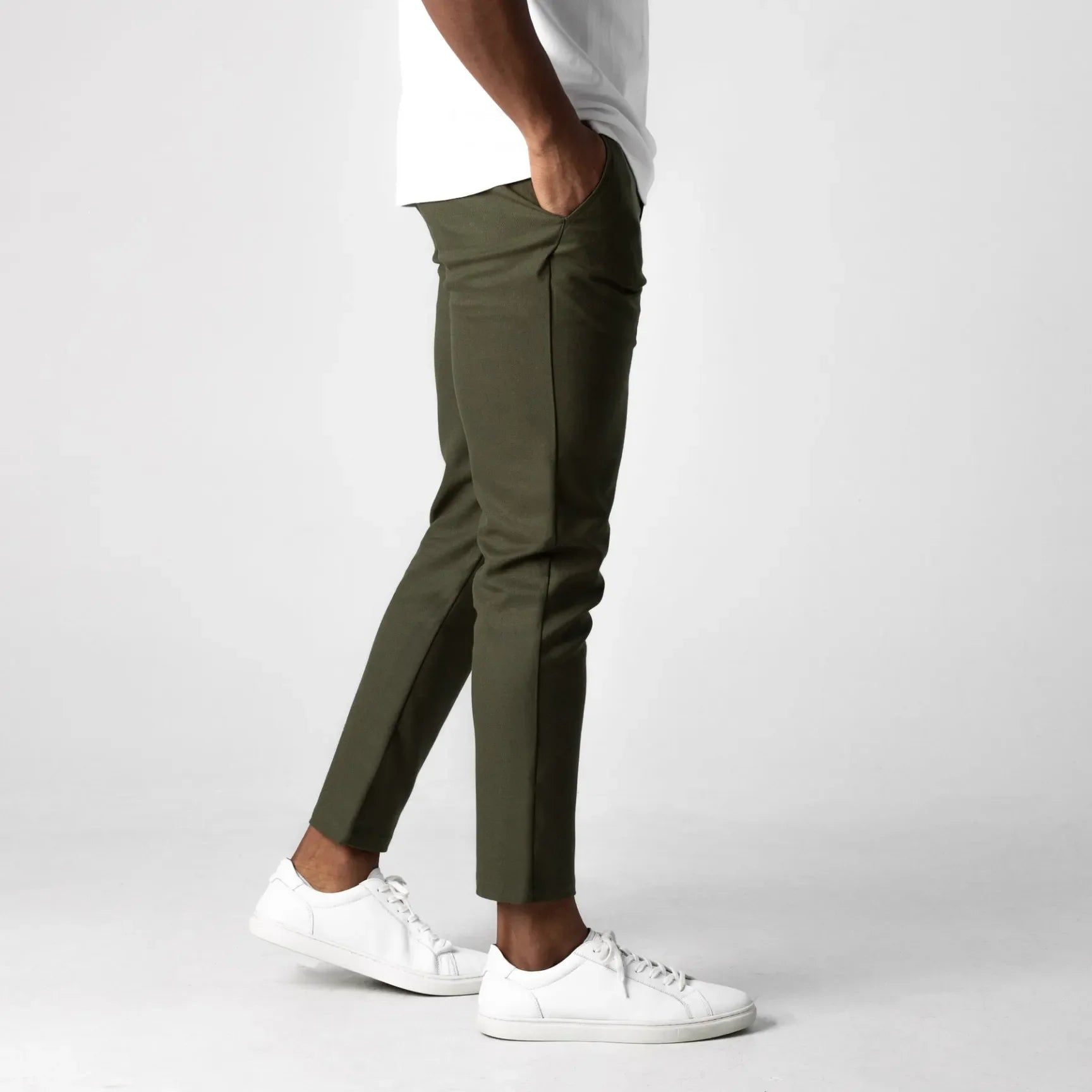 Chino Elástico Premium Verde