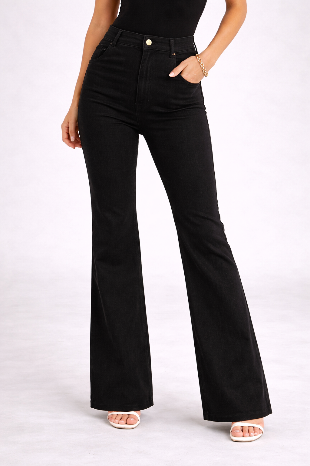 PANTALONES CAMPANA CURVE-FIT