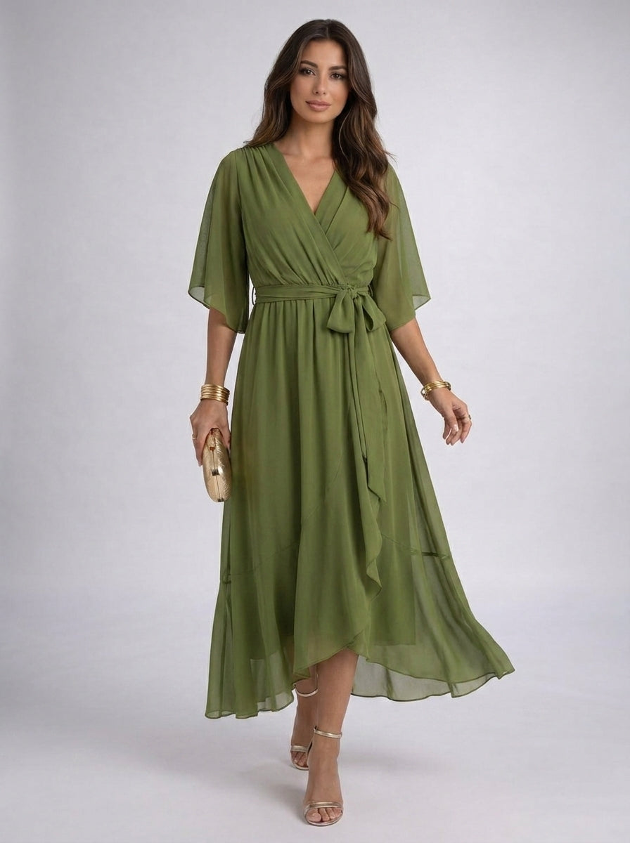 Valeria™ |  Vestido fluido de Chiffon