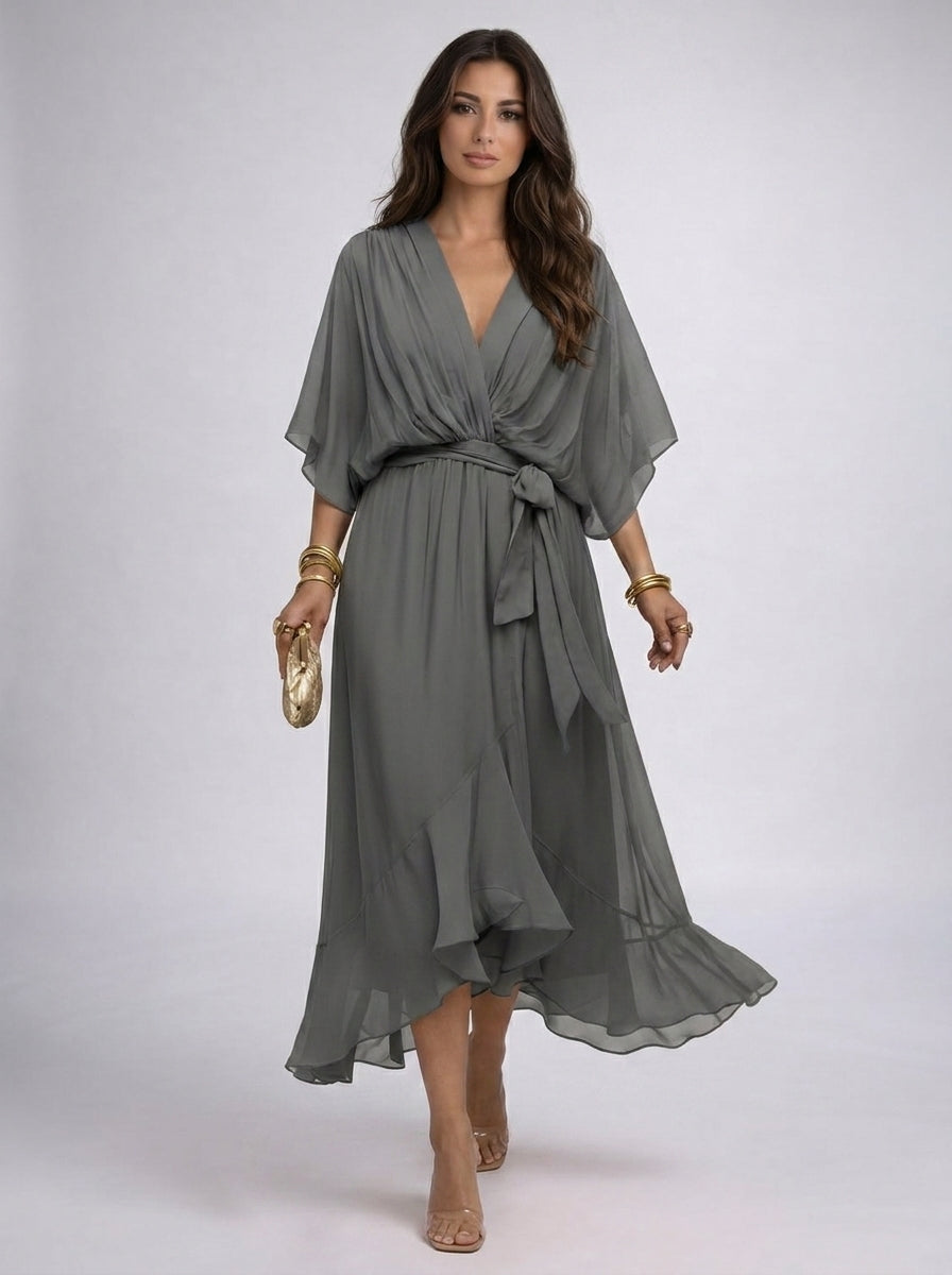 Valeria™ |  Vestido fluido de Chiffon