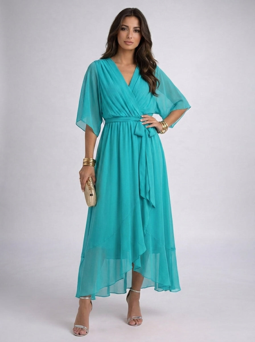 Valeria™ |  Vestido fluido de Chiffon