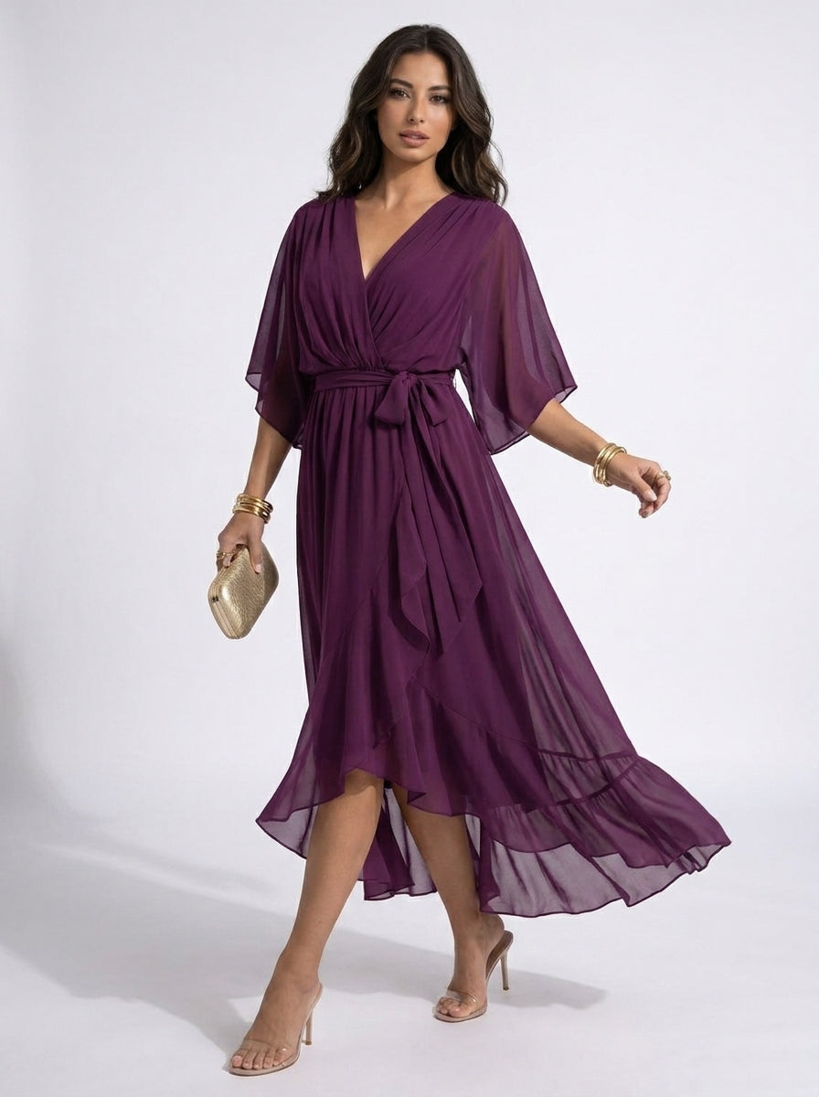 Valeria™ |  Vestido fluido de Chiffon