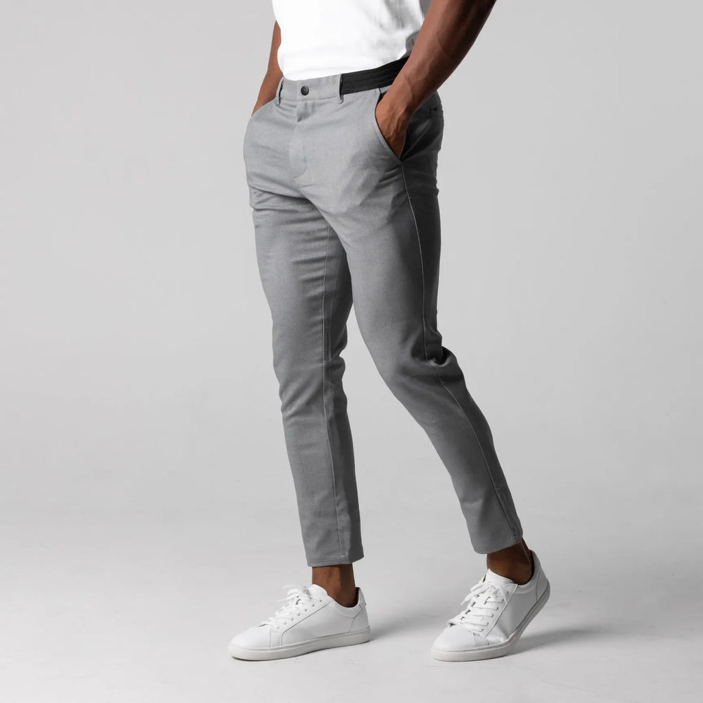 Chino Elástico Premium Gris
