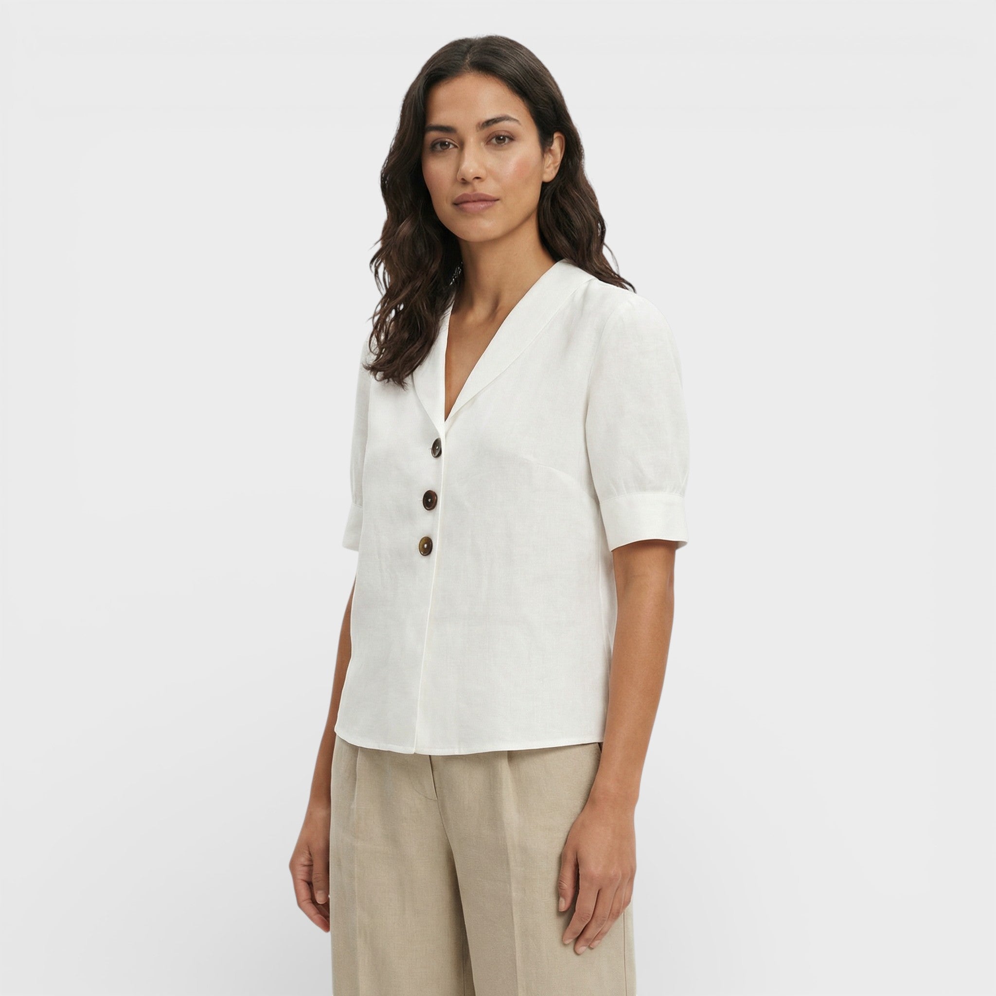 Valeria | Camiseta Básica Mujer Corte Recto