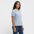 Paula | Blusa Manga Corta Cuello Redondo
