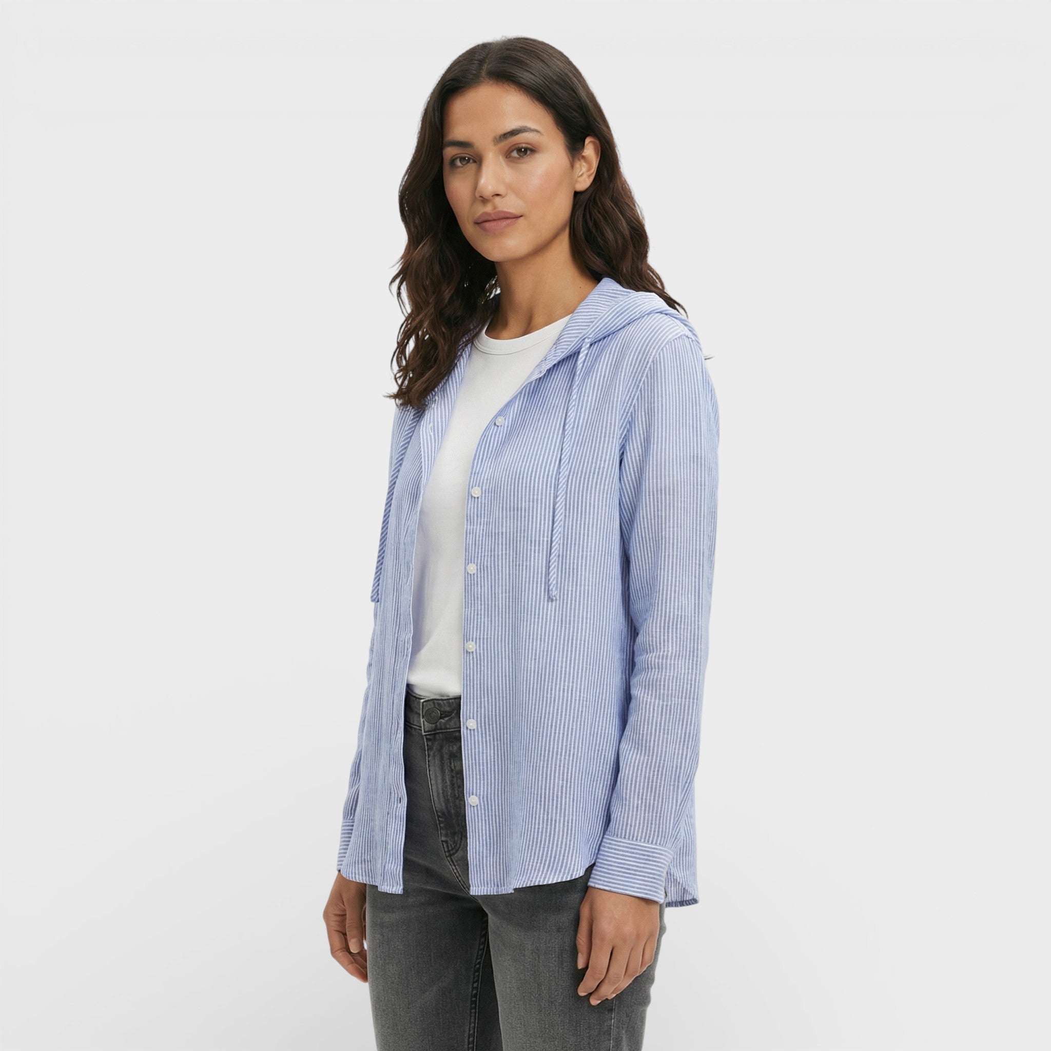 Elena | Blusa Holgada Con Capucha Mujer